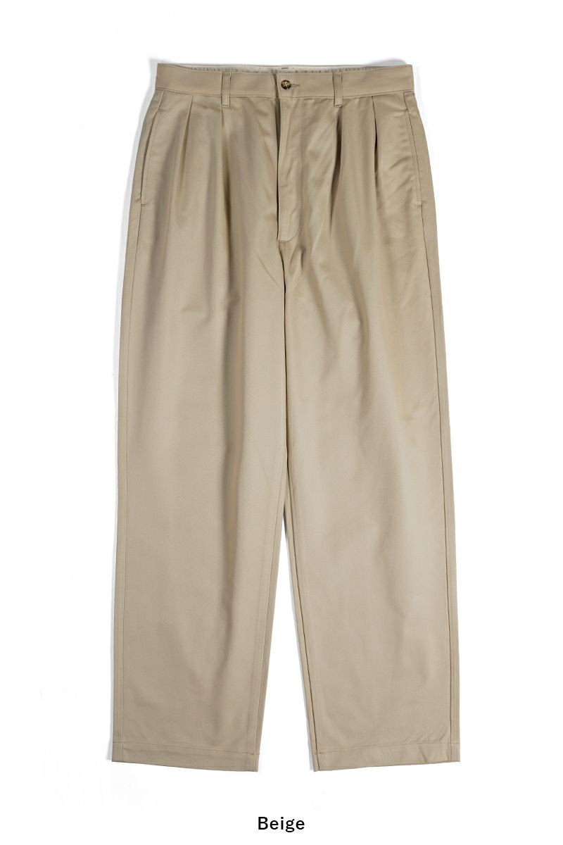 CIOTA (シオタ)2 Tuck Chino Cloth Pants 2タックチノクロスパンツ PTLM-147 -9