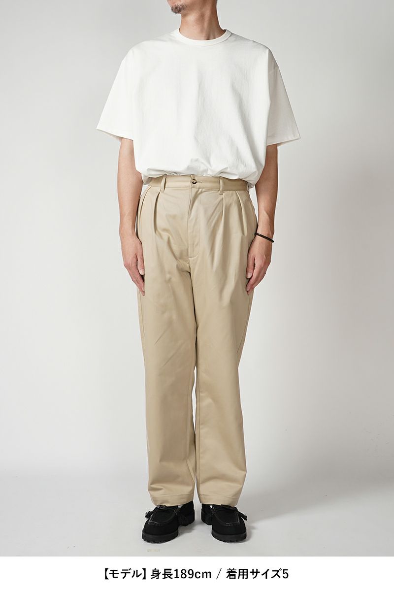 CIOTA シオタ 2 Tuck Chino Cloth Pants チノパン 2 Tuck Chino Cloth Pants – CIOTA Online Shop
