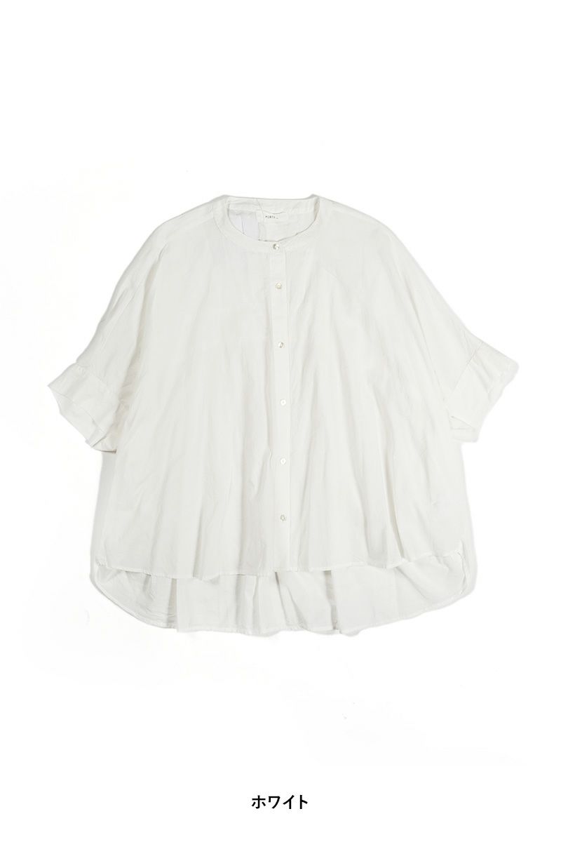 PORTE (ポルト)【広告掲載商品】<br>ブラウス バックギャザー刺繍 500-88504 -11