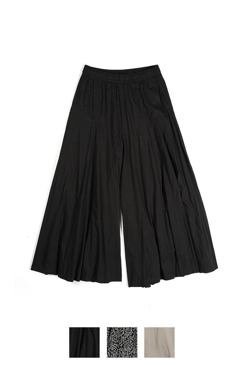 PORTE (ポルト)【広告掲載商品】<br>綿ボイルパネルフレアスカンツ 68501