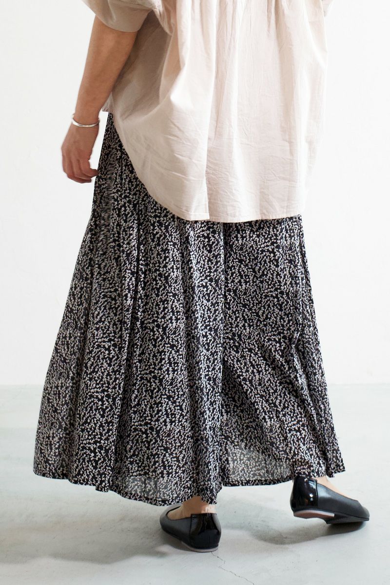 PORTE (ポルト)【広告掲載商品】<br>綿ボイルパネルフレアスカンツ 68501 -2