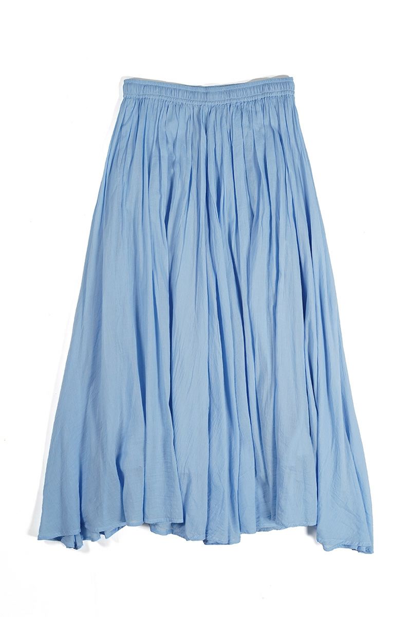 PORTE (ポルト)【広告掲載商品】<br>ギャザースカート 綿ボイル 78501 -7