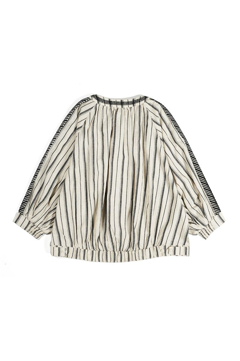 PORTE (ポルト)【広告掲載商品】<br>綿麻刺繍スリーブブラウス 88503 -10