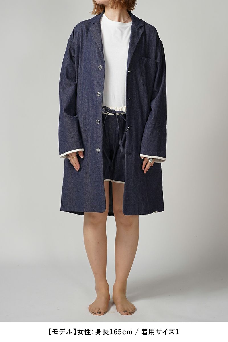 NOWHAW(ノウハウ)day long pajama #denim P-S556-H デイロングパジャマ デニム P-S556-H -25