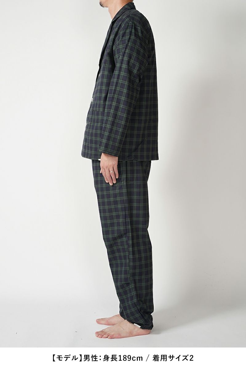 NOWHAW(ノウハウ)day pajama #twill_tartan_check デイパジャマ ツイルタータンチェック P-S514-H -22