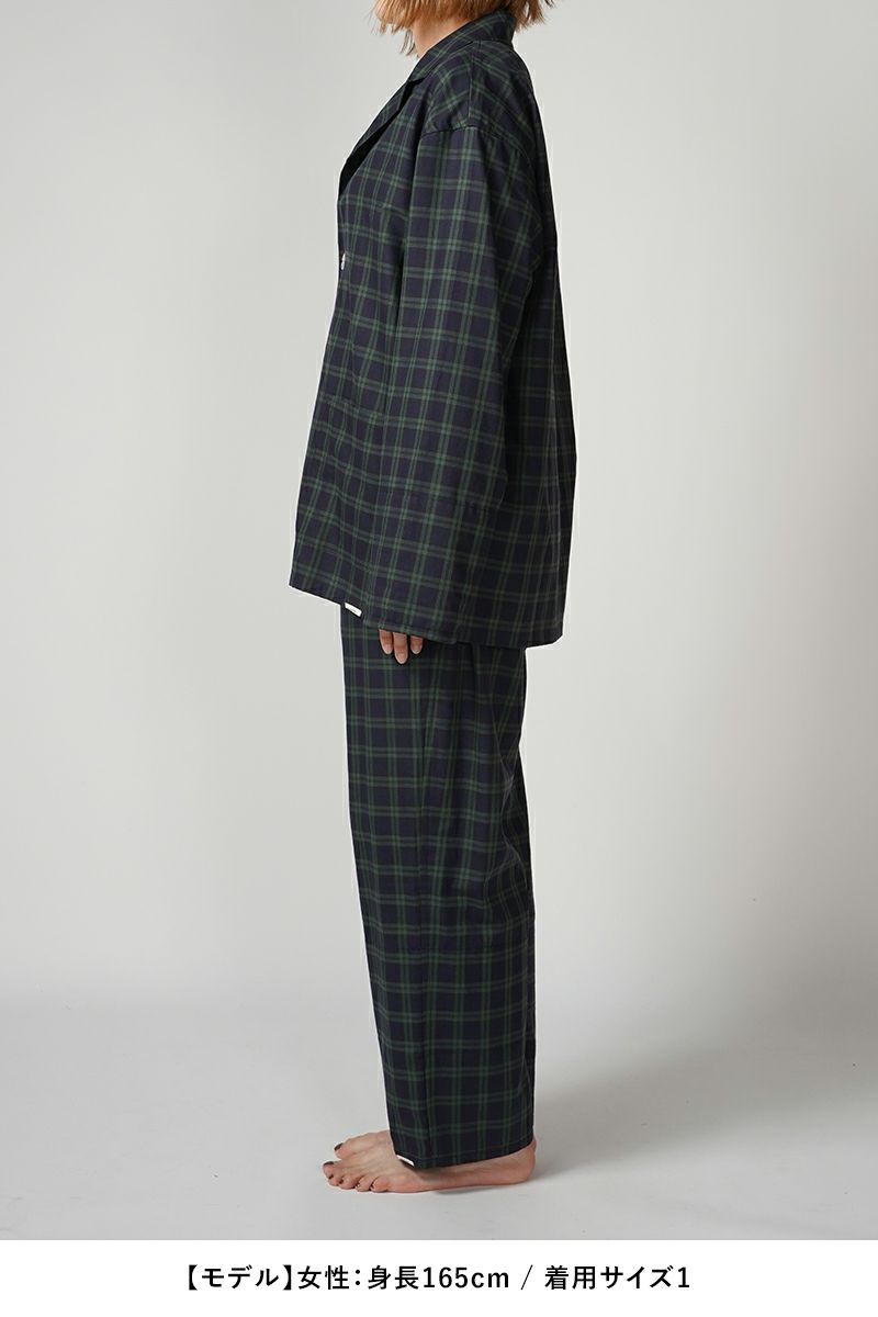 NOWHAW(ノウハウ)day pajama #twill_tartan_check デイパジャマ ツイルタータンチェック P-S514-H -25