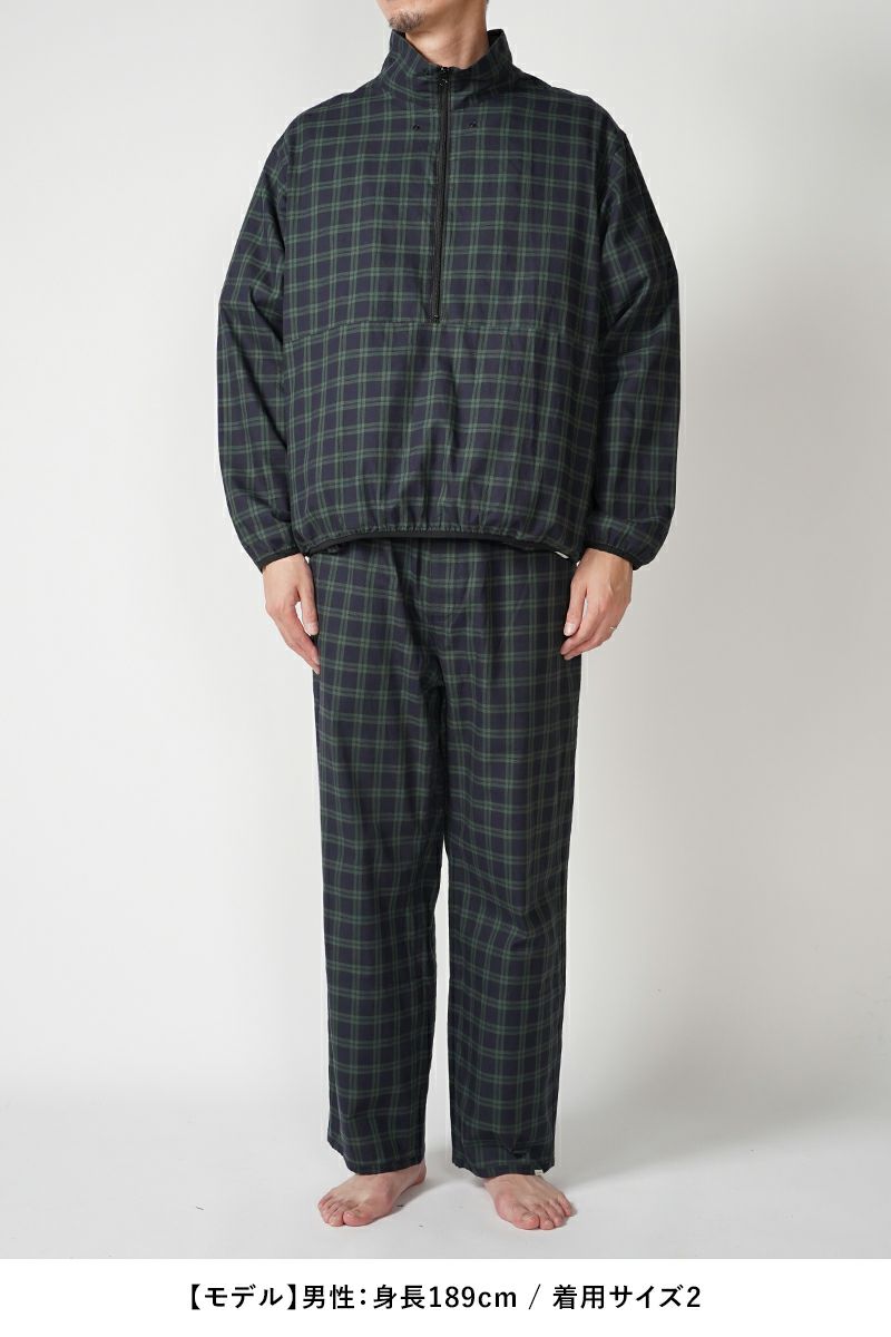 NOWHAW(ノウハウ)bounce pajama #twill_tartan_check バウンスパジャマツイル タータンチェック P-S532-H -23