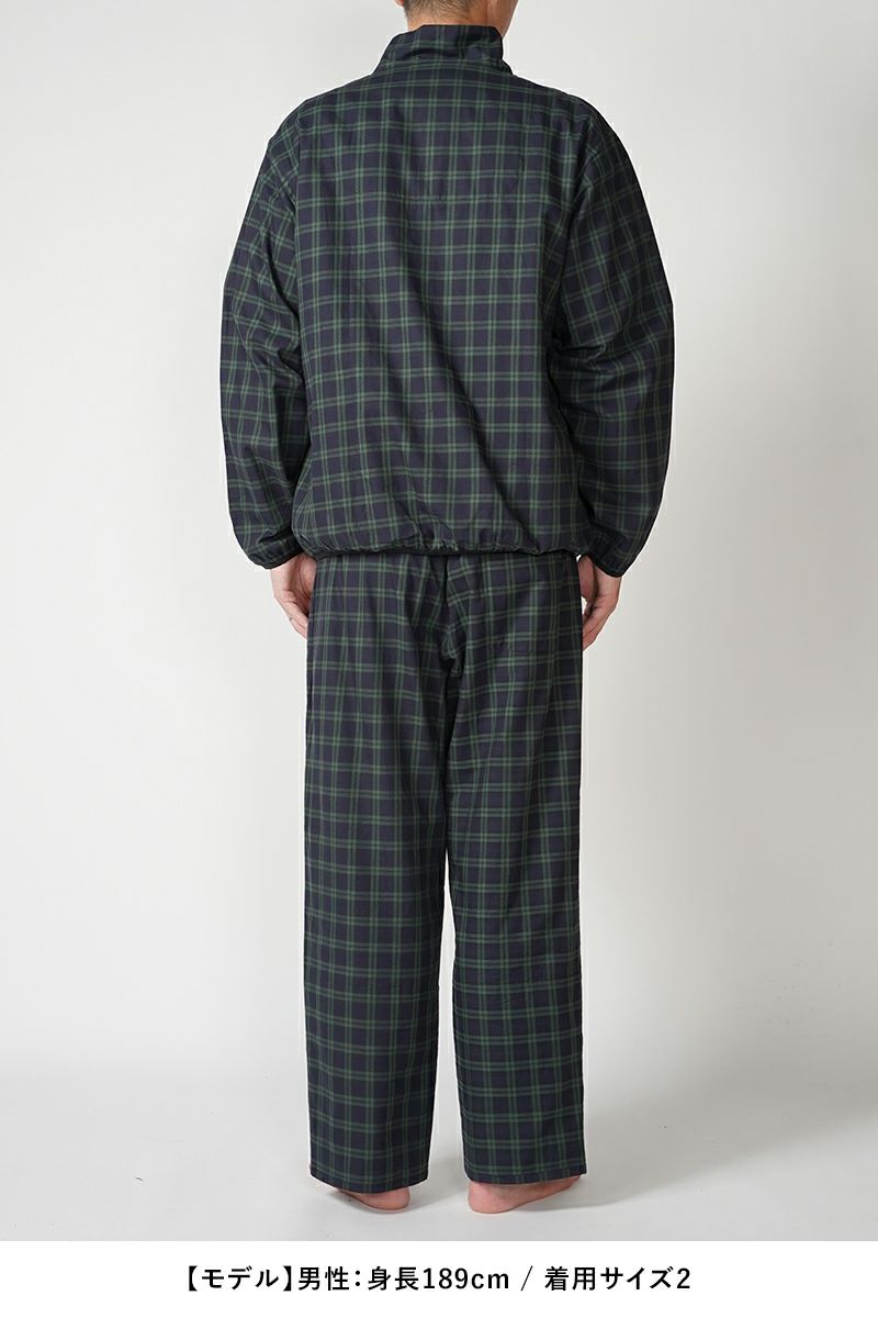 NOWHAW(ノウハウ)bounce pajama #twill_tartan_check バウンスパジャマツイル タータンチェック P-S532-H -25