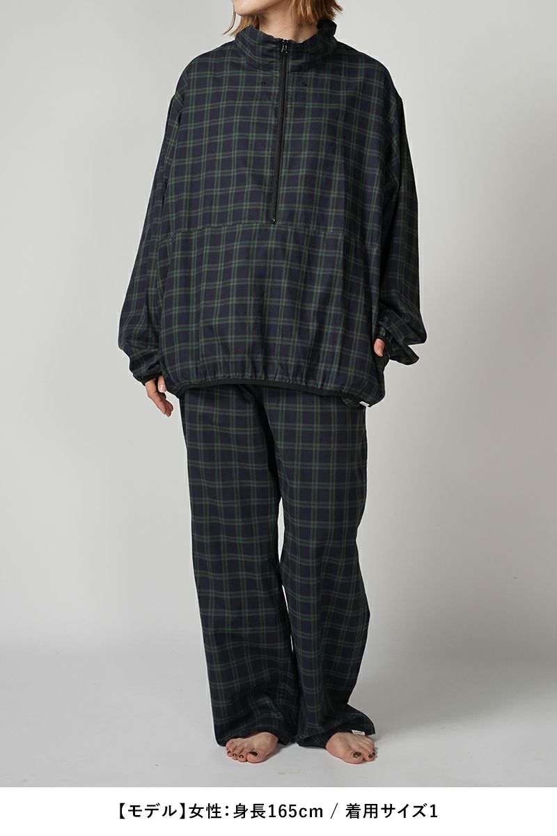 NOWHAW(ノウハウ)bounce pajama #twill_tartan_check バウンスパジャマツイル タータンチェック P-S532-H -26