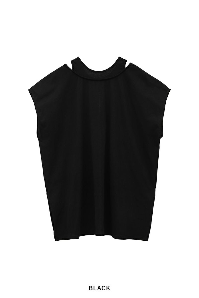 MANOF　シースルーレイヤードトップス　黒　マノフ　カットソー　Tシャツ アソートデザインレイヤードトップス（Tシャツ/カットソー