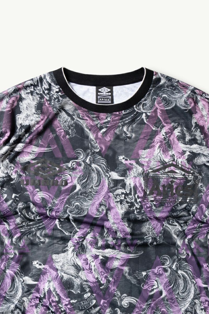 Aries Umbro ゲームシャツ 長袖 ロングスリーブ football Aries - Aries x Umbro Long Sleeve Football Jersey | HBX