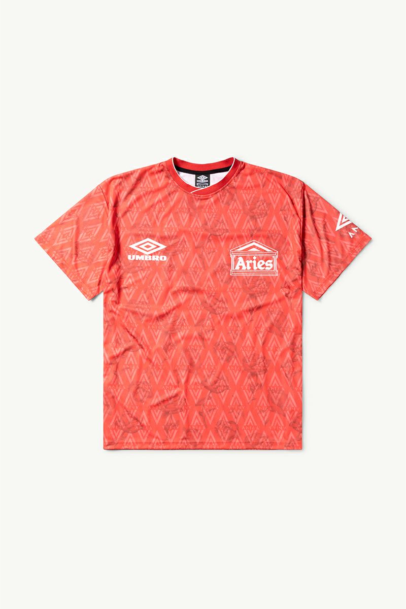 ARIES(アリーズ)UMBRO Red Roses SS Football Jersey アンブロ レッドローズ半袖フットボールジャージー UM60002
