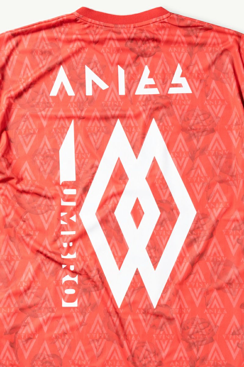 ARIES(アリーズ)UMBRO Red Roses SS Football Jersey アンブロ レッドローズ半袖フットボールジャージー UM60002 -4