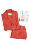 NOWHAW【6】NOWHAW day long pajama #orange red & book #1 -16
