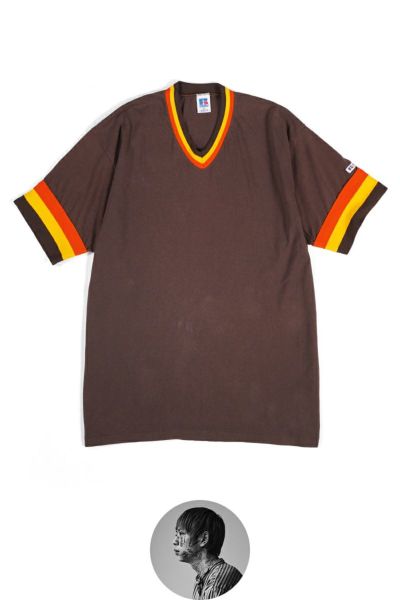 TAPPEI【14】RUSSELL ATHLETIC V neck Shirts -5