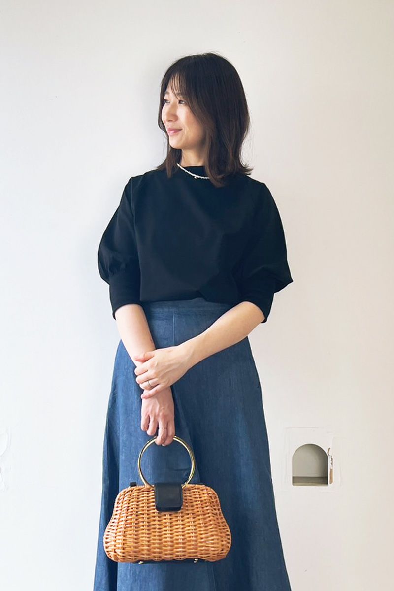 Liyoca(リヨカ)パフスリーブカットソー M2907 -1