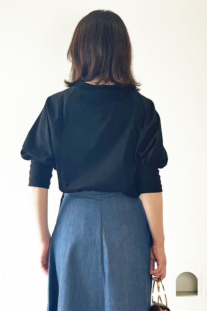 Liyoca(リヨカ)パフスリーブカットソー M2907 -9