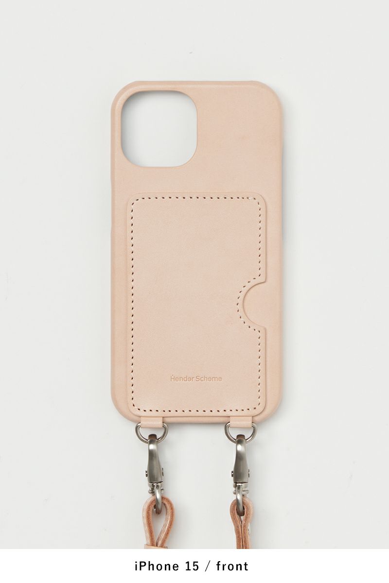 Hender Scheme(エンダースキーマ)iPhone case with strap アイフォンケース ウィズ ストラップ vs-rc-ics -1