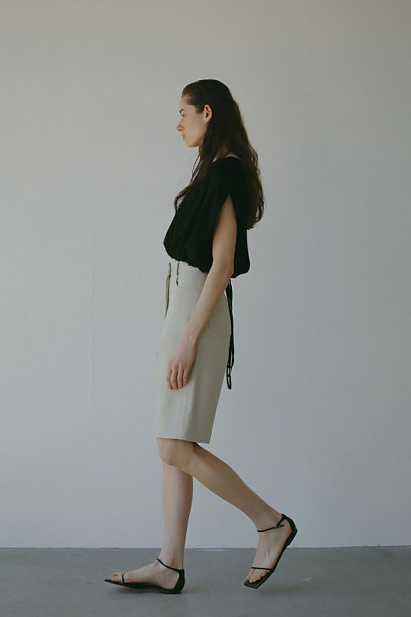 ETRE TOKYO(エトレトウキョウ)バックスリットギャザーカットソープルオーバー 1224312163 -4