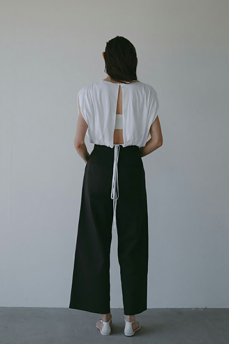 ETRE TOKYO(エトレトウキョウ)バックスリットギャザーカットソープルオーバー 1224312163 -9