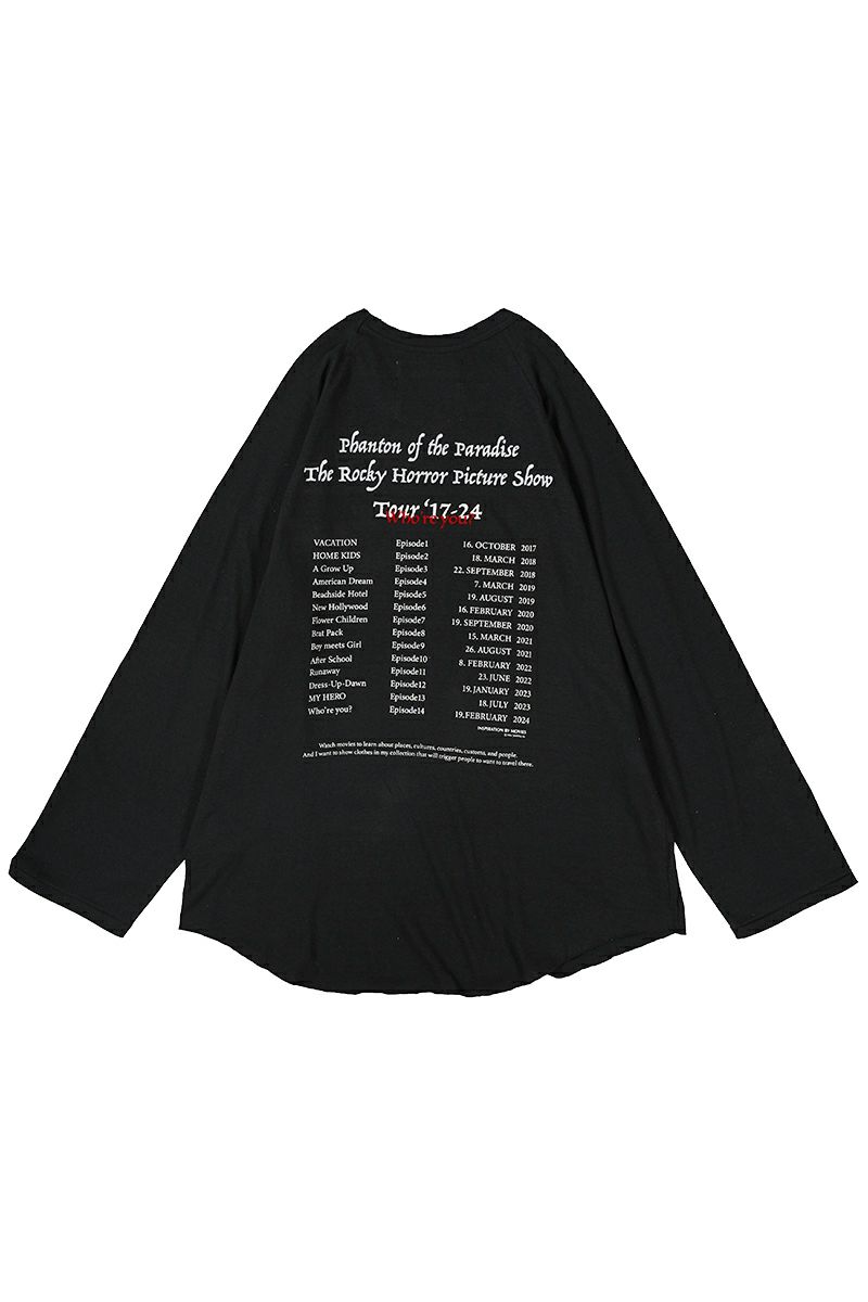 DAIRIKU(ダイリク)Tour Raglan Tee ツアーラグランTシャツ 24AW C-11 -2
