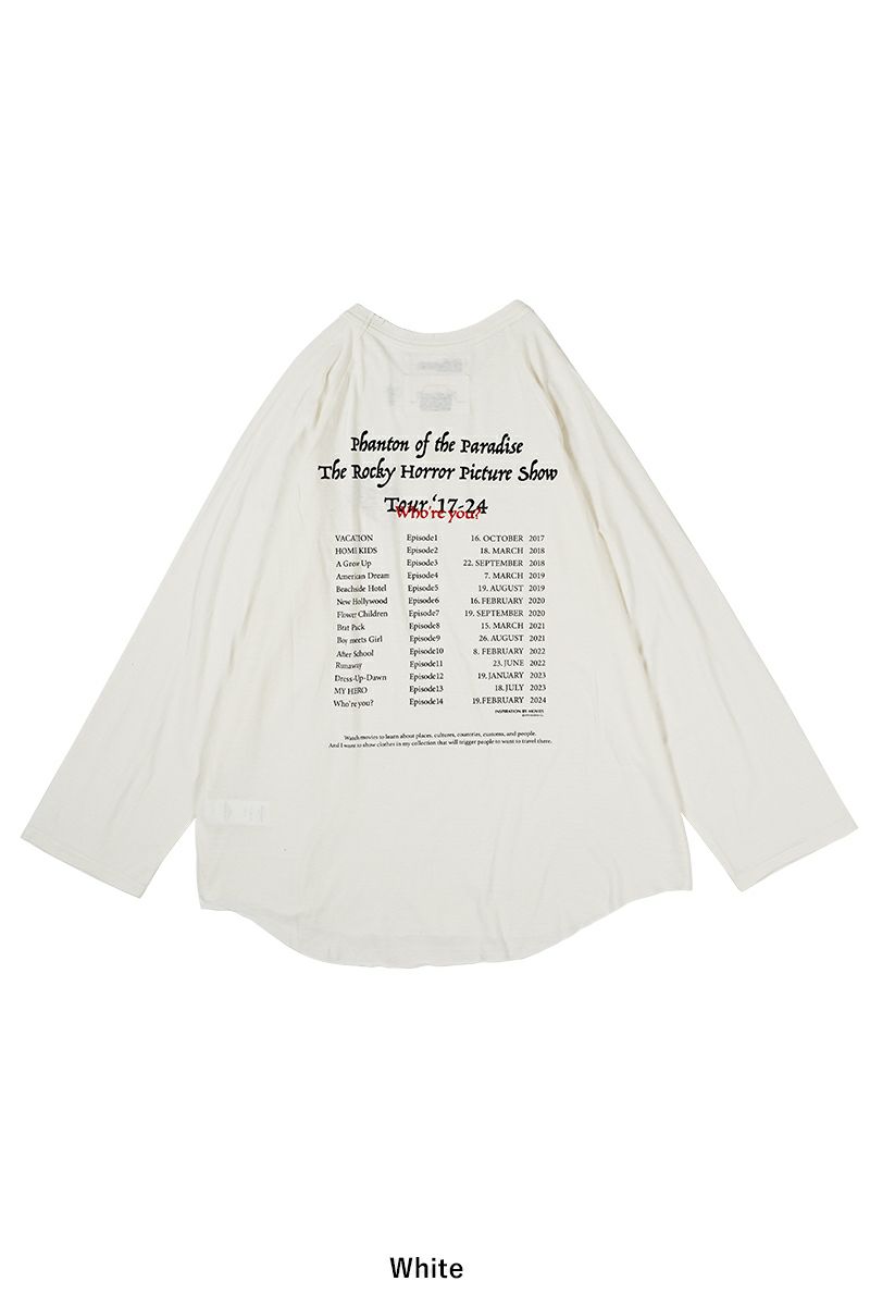 DAIRIKU(ダイリク)Tour Raglan Tee ツアーラグランTシャツ 24AW C-11 -9