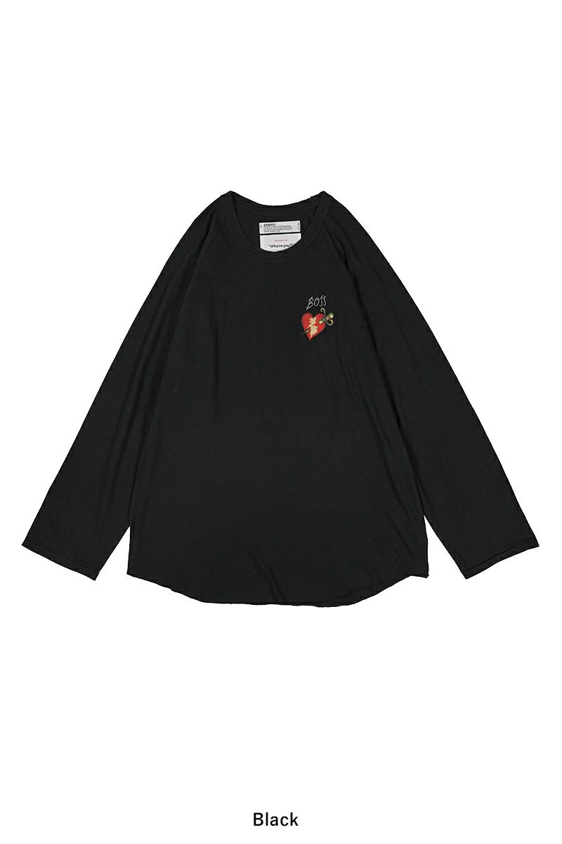 DAIRIKU ダイリク 刺繍ロンT 24ss DAIRIKU ダイリク 24SS 刺繍ロンT