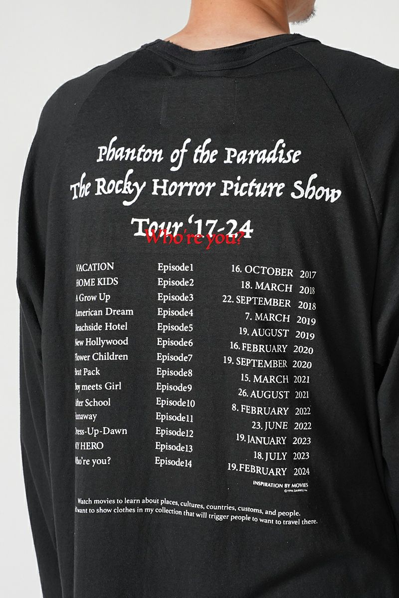 DAIRIKU(ダイリク)Tour Raglan Tee ツアーラグランTシャツ 24AW C-11 -15