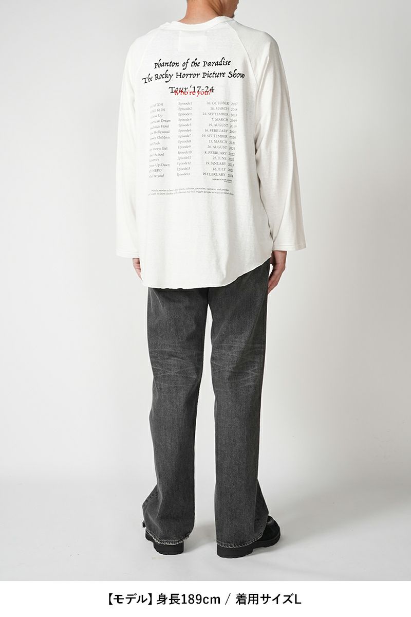 DAIRIKU(ダイリク)Tour Raglan Tee ツアーラグランTシャツ 24AW C-11 -20