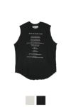 DAIRIKU(ダイリク)Rule No-Sleeve Tee ルールノースリーブTシャツ 24AW C-14