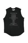 DAIRIKU(ダイリク)Rule No-Sleeve Tee ルールノースリーブTシャツ 24AW C-14 -1