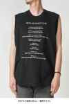 DAIRIKU(ダイリク)Rule No-Sleeve Tee ルールノースリーブTシャツ 24AW C-14 -17