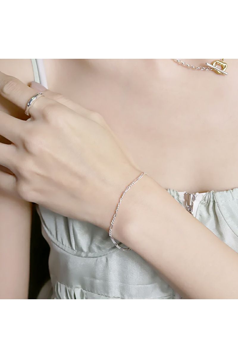 TEN.(テン)フィガロチェーンブレスレット SV BR-0038 -3