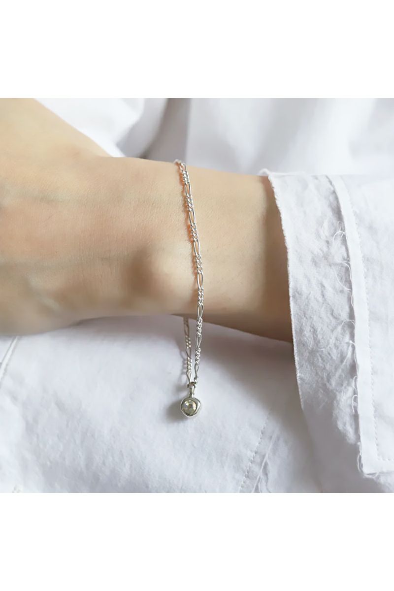 TEN.(テン)フィガロチェーンブレスレット SV BR-0038 -4