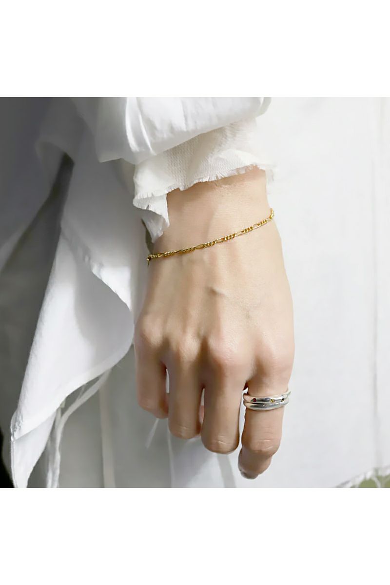 TEN.(テン)フィガロチェーンブレスレット GD BRG-0038 -2