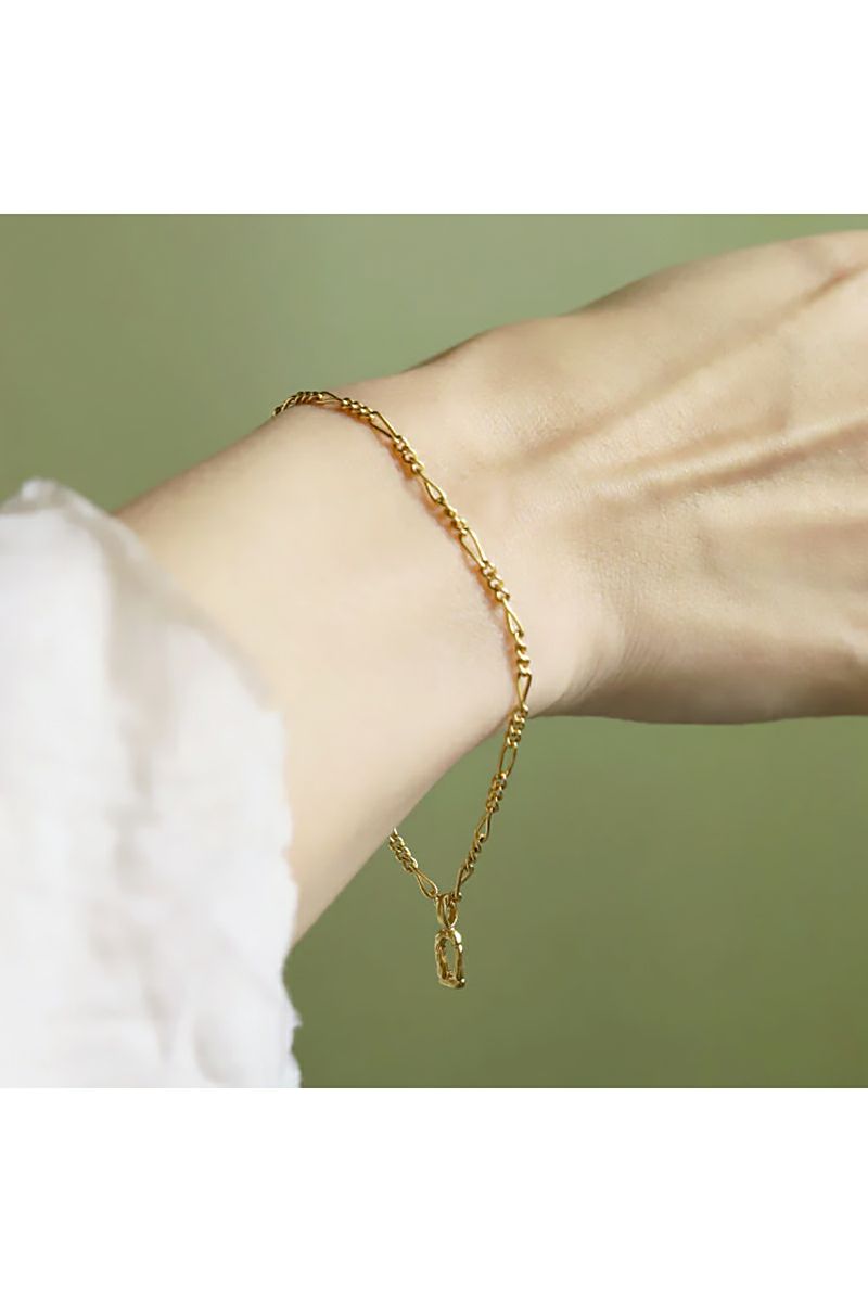 TEN.(テン)フィガロチェーンブレスレット GD BRG-0038 -3