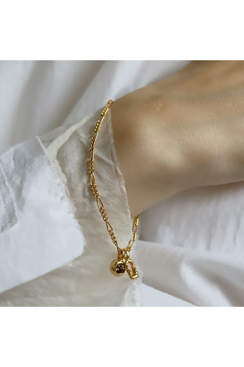 TEN.(テン)フィガロチェーンブレスレット GD BRG-0038 -4