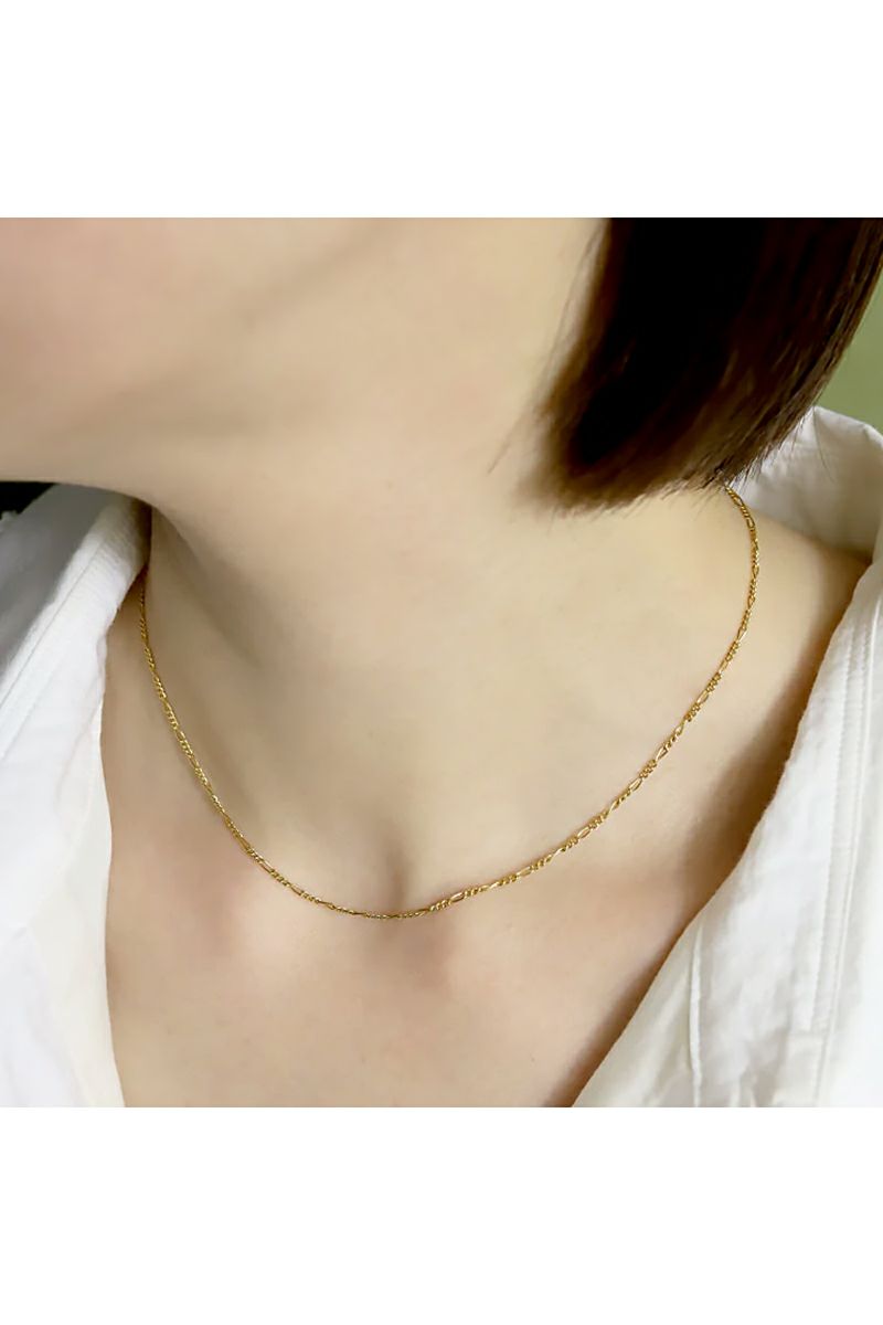 TEN.(テン)フィガロチェーンネックレス GD 38cm NEG-0059 -1