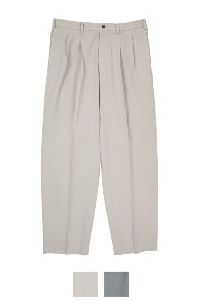 HEUGN(ユーゲン)GEORGE 2PLEATED TROUSERS TROUSER006
