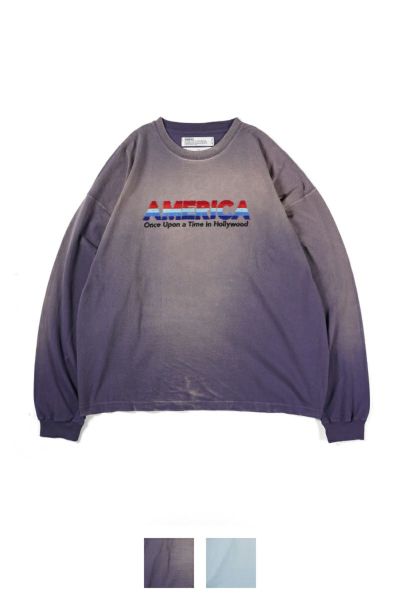 DAIRIKU(ダイリク)AMERICA Vintage Sunburn Tee アメリカヴィンテージサンバーン長袖Tシャツ 24SS C-4
