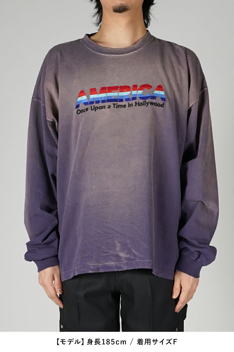 DAIRIKU(ダイリク)AMERICA Vintage Sunburn Tee アメリカヴィンテージサンバーン長袖Tシャツ 24SS C-4 -7