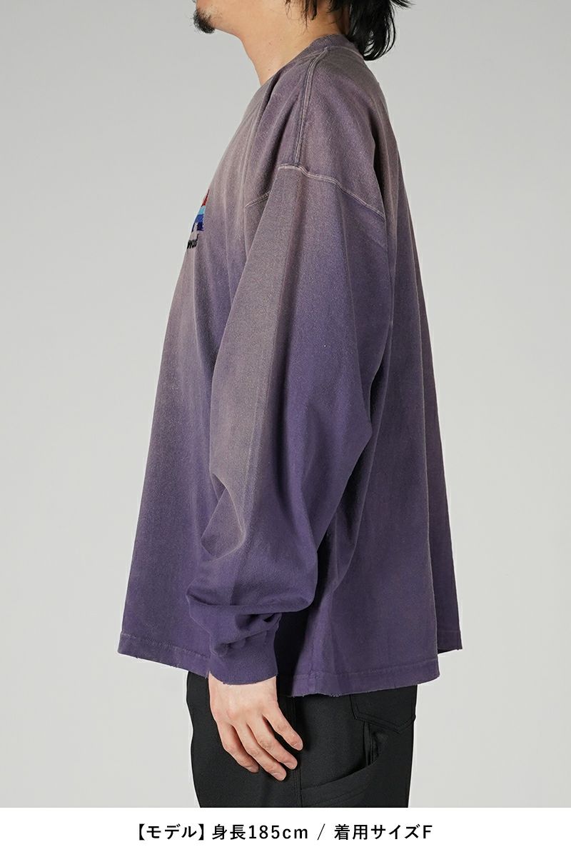 DAIRIKU(ダイリク)AMERICA Vintage Sunburn Tee アメリカヴィンテージサンバーン長袖Tシャツ 24SS C-4 -8