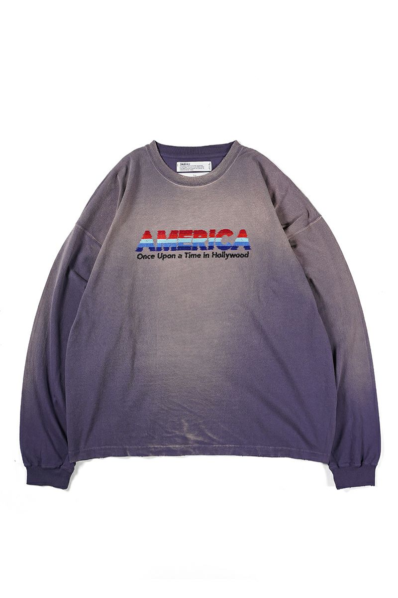 DAIRIKU(ダイリク)AMERICA Vintage Sunburn Tee アメリカヴィンテージサンバーン長袖Tシャツ 24SS C-4 -10