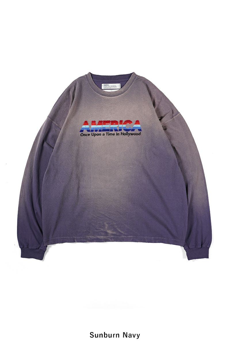 DAIRIKU(ダイリク)AMERICA Vintage Sunburn Tee アメリカヴィンテージサンバーン長袖Tシャツ 24SS C-4 -18