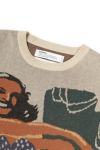 DAIRIKU(ダイリク)Smiling girl Pullover Knit スマイリングガールプルオーバーニット 24SS K-8 -3