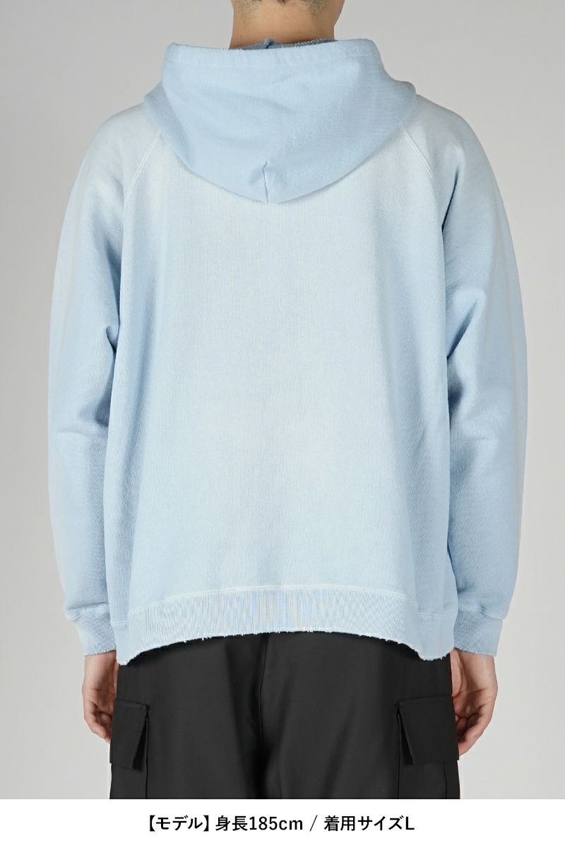 DAIRIKU(ダイリク)Sunburn Vintage Pullover Hoodie サンバーン ヴィンテージプルオーバーパーカ 24SSC-12 -11