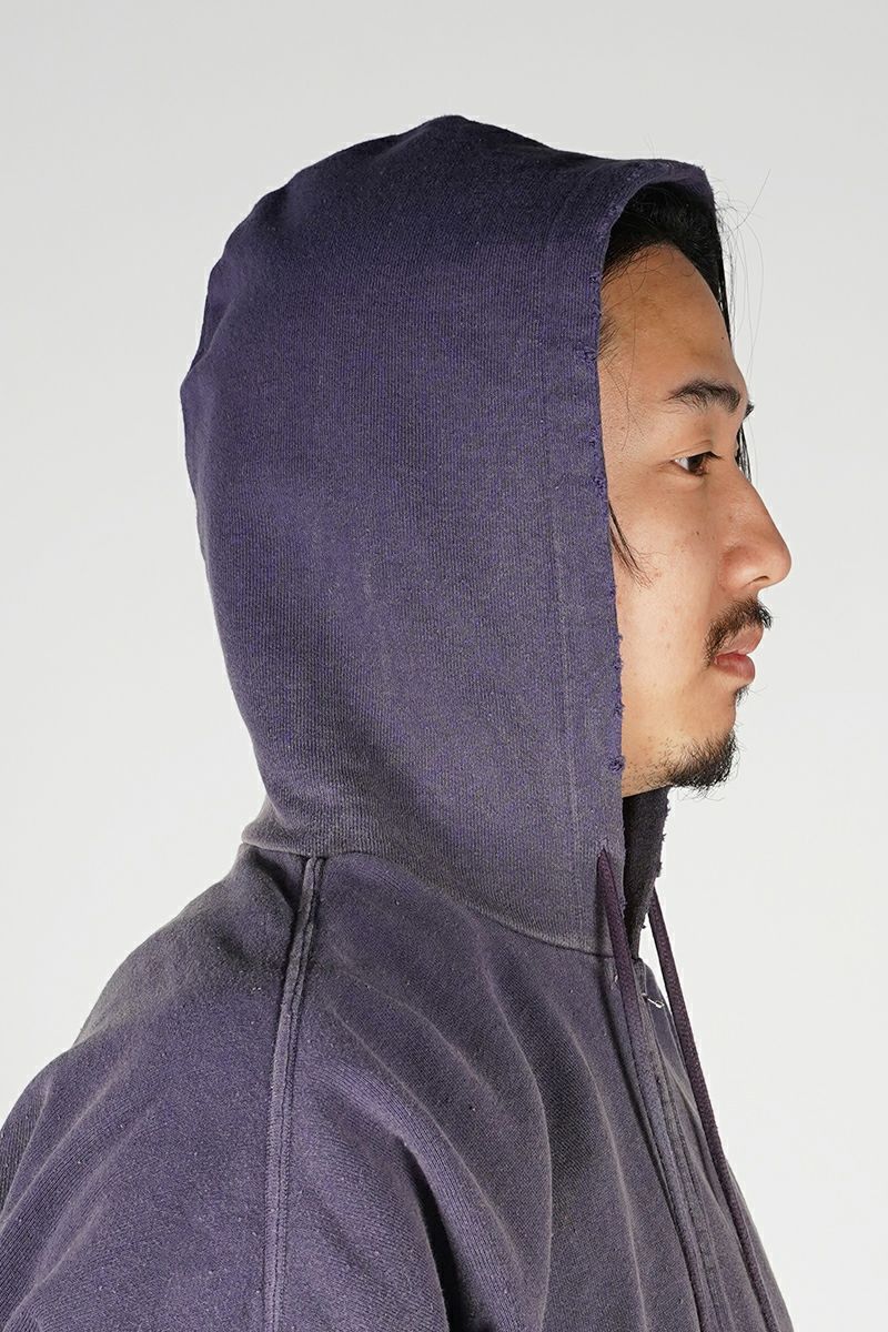 DAIRIKU(ダイリク)Sunburn Vintage Zip UP Hoodie サンバーン ヴィンテージ ジップアップパーカ 24SSC-1 -4