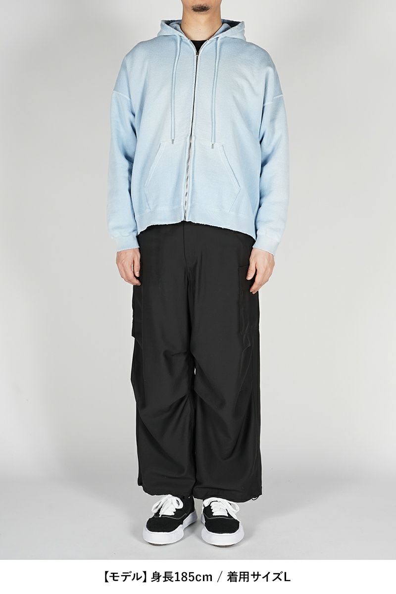 DAIRIKU(ダイリク)Sunburn Vintage Zip UP Hoodie サンバーン ヴィンテージ ジップアップパーカ 24SSC-1 -8