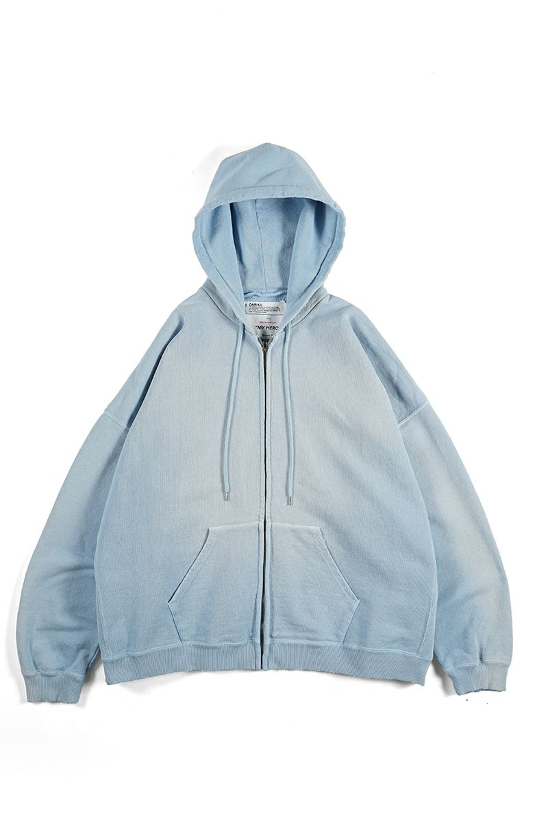 DAIRIKU(ダイリク)Sunburn Vintage Zip UP Hoodie サンバーン ヴィンテージ ジップアップパーカ 24SSC-1 -13