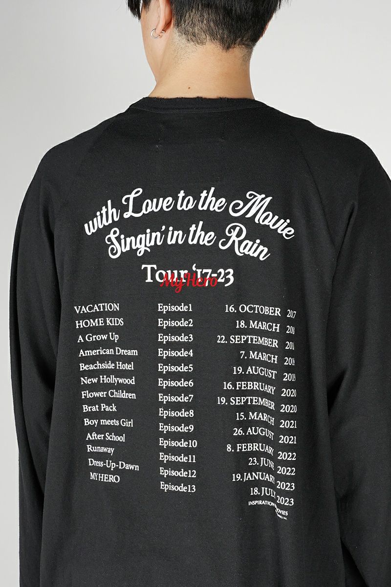DAIRIKU(ダイリク)Tour Big Raglan Tee ツアー ビッグラグランTシャツ 24SSC-6 -3